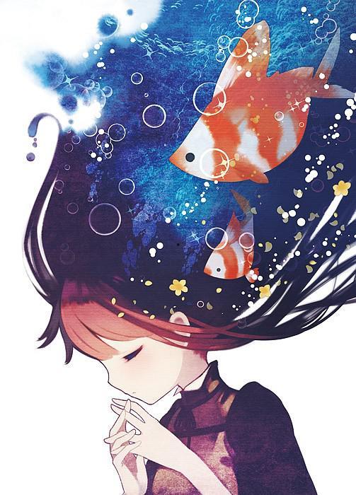 插画吃瓜少女视频素材高清,夏日炎炎，瓜果飘香