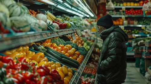 超市吃瓜搞笑视频素材,瓜农与顾客的欢乐对决